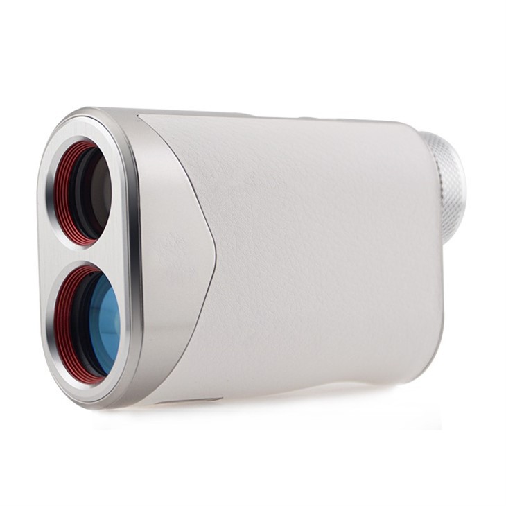 Leather Grip Covered With Metal Eyepeice Golf Rangefinder